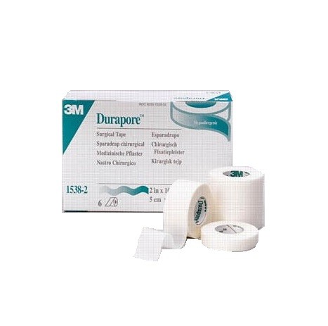 3M Durpore Surgical Tape 5cm x 9.1m (1538-2) (6卷/1盒)