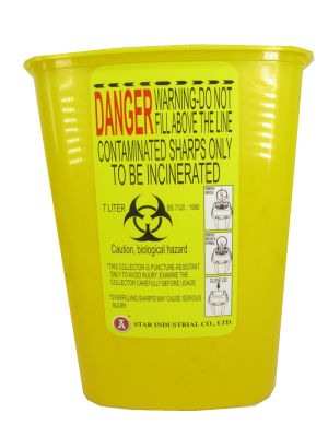 塑膠針筒收集箱7000cc./ml (#1904)