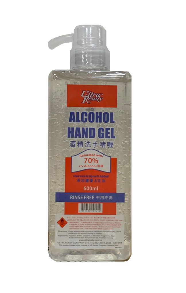 理的酒精洗手啫喱 600ml (994)