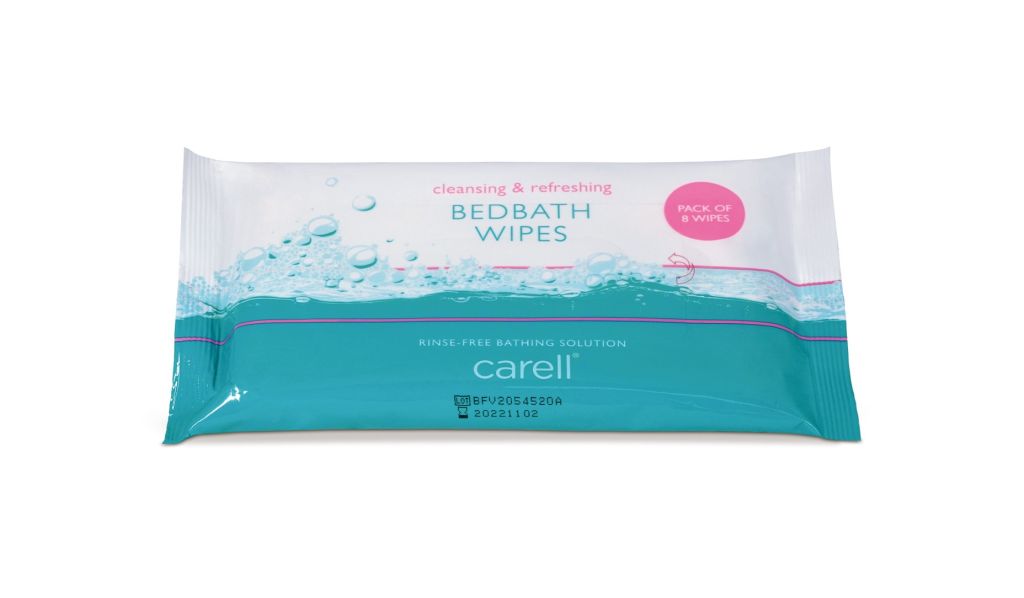 Carell 床上擦浴濕紙巾8片裝