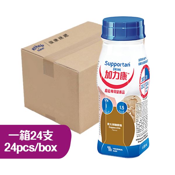 加力康癌症專用營養品意大利咖啡味200毫升4支裝 (1箱24支)