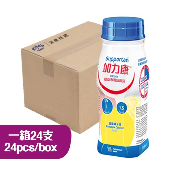 加力康癌症專用營養品菠蘿椰子味200毫升4支裝 (1箱24支)