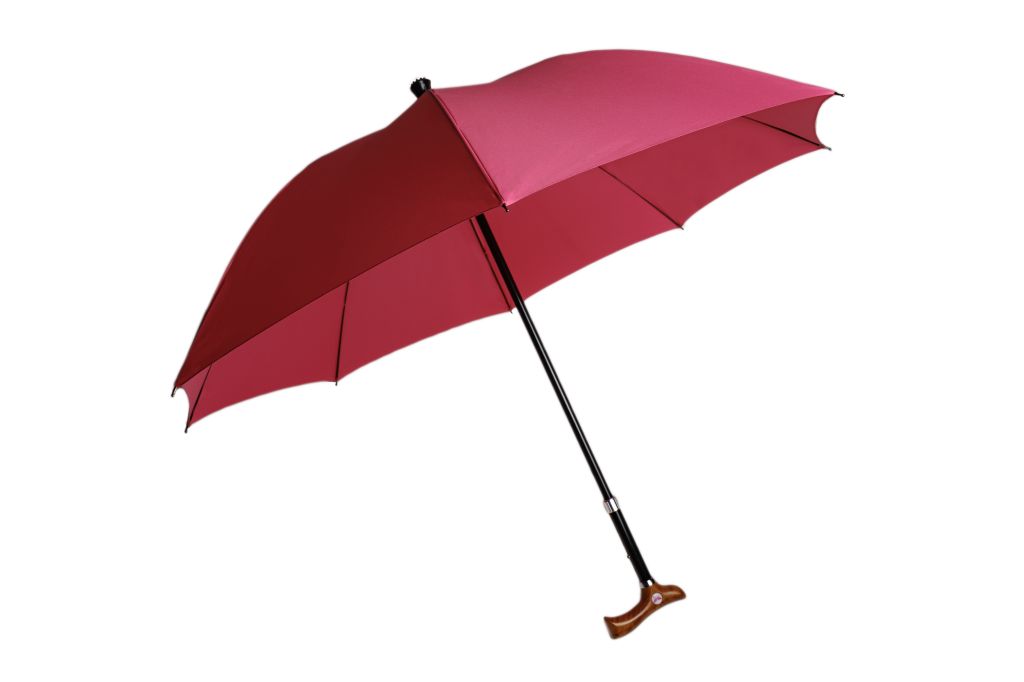 可調節安穩隨行傘(桃紅色)