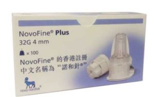 Novofine Plus 32G 4mm Pen Needle